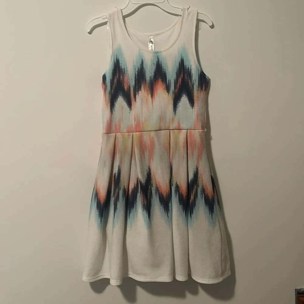 Knit Works size 14 girls dress. Multi colored